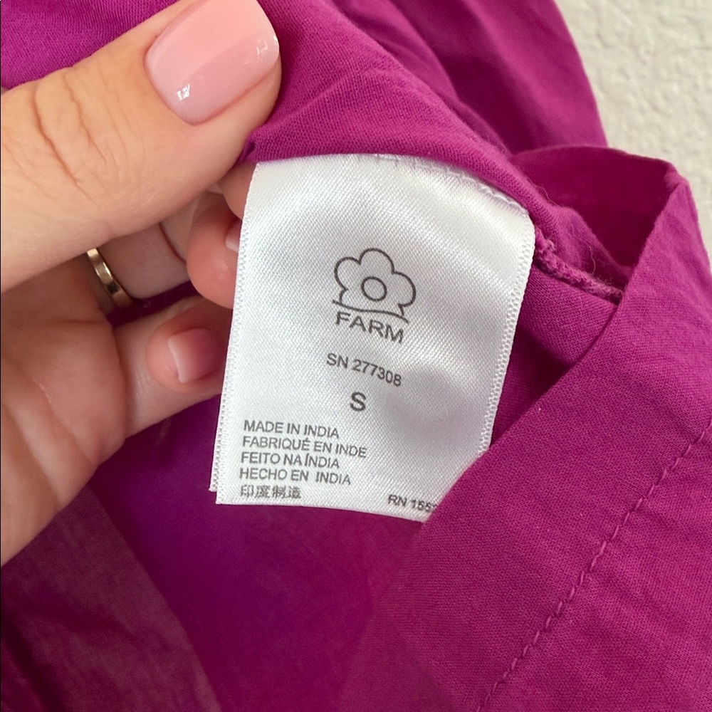 Farm Rio Anthropologie Kelsie Blouse - Picture 4 of 6